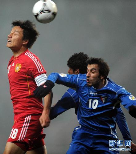 中国vs科威特足球